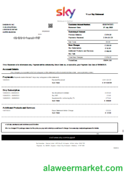 Sky utility business bill, SCR